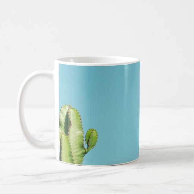 Taza De Café Planta de cactus verdes (Izquierda)