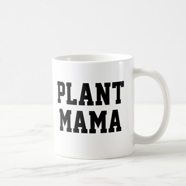 Taza De Café Planta mama café mug (Derecha)