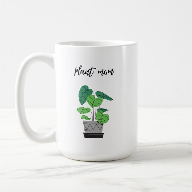 Taza De Café Planta Mamá Mug (Izquierda)