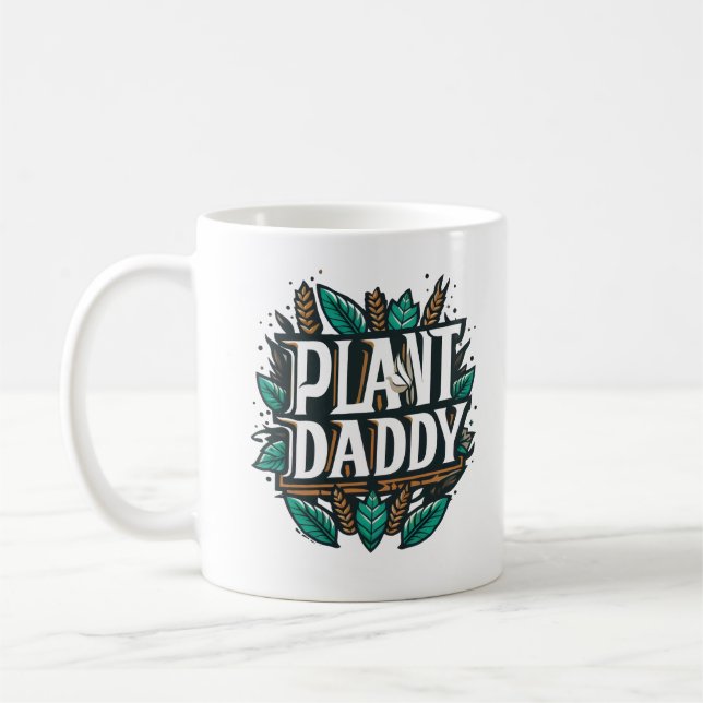 Taza De Café Planta Papi Hogares Plantas Jardinería Padres pais (Izquierda)