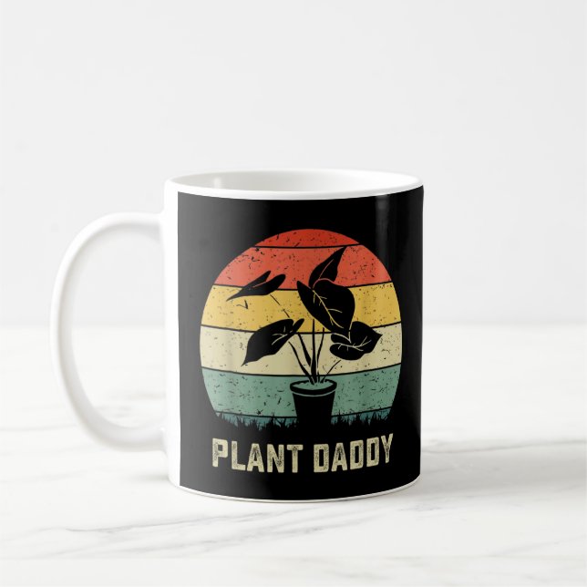 Taza De Café Planta para hombres papi planta de jardinería botá (Izquierda)