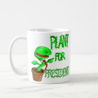 Taza De Café Planta para presidente Mug - bilateral