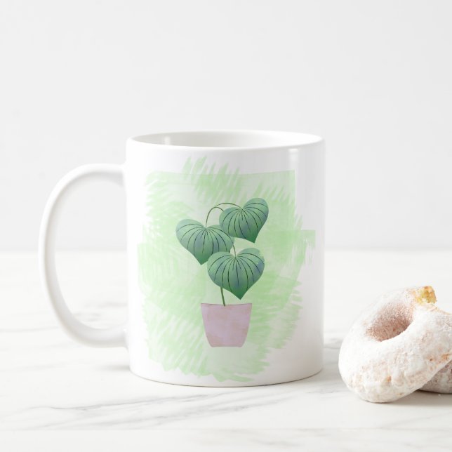 Taza De Café Planta tropical (Con donut)