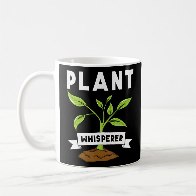 Taza De Café Planta Whisperer Jardín Jardín Jardinería Flor V (Izquierda)
