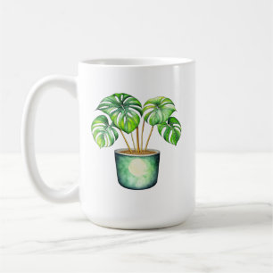 Taza De Café Plantar a mamá Planta de Monstera