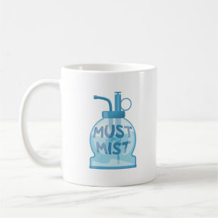 Taza De Café Plantar mister plantas en macetas rociando