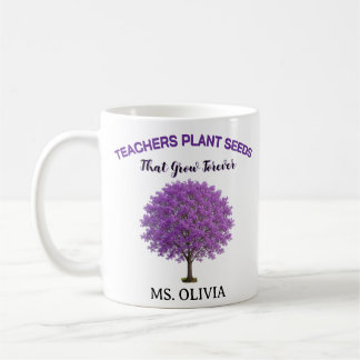 Taza De Café Plantar semillas de conocimiento - Gracias profeso