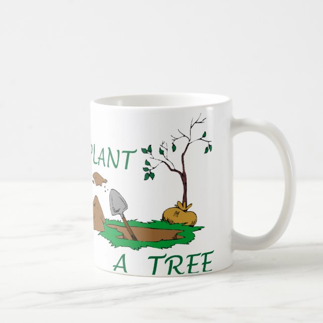 Taza De Café Plantar un árbol (Derecha)