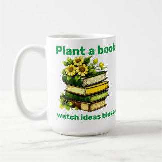 Taza De Café Plantar un libro