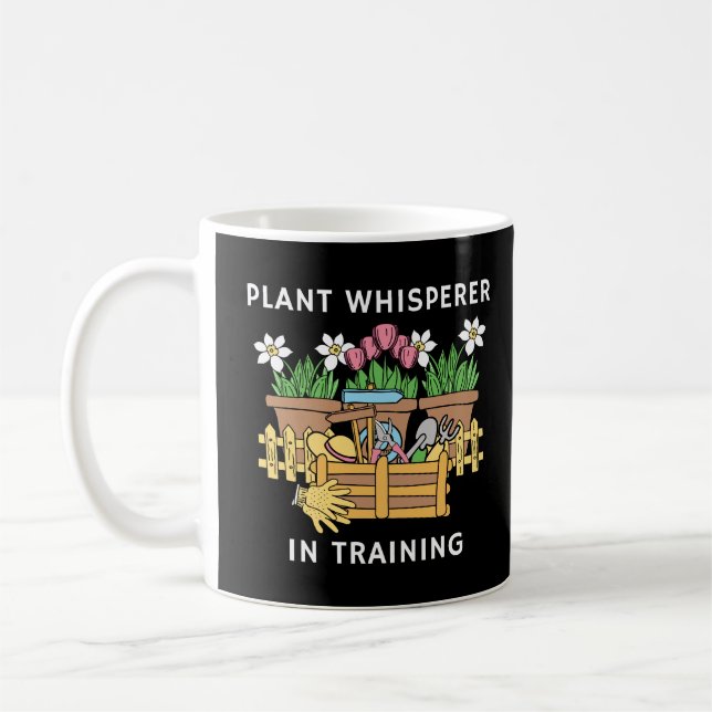 Taza De Café Plantar Whisperer En Entrenamiento | Jardinería di (Izquierda)