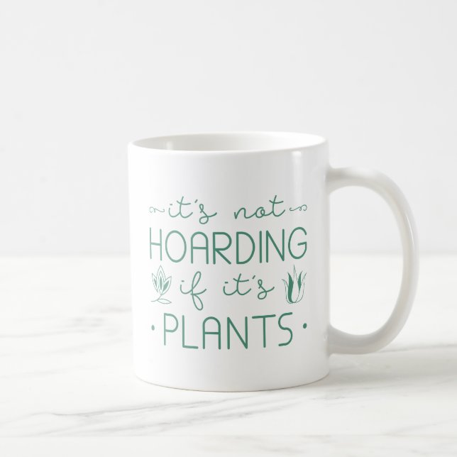 Taza De Café Plantas de acaparamiento (Derecha)