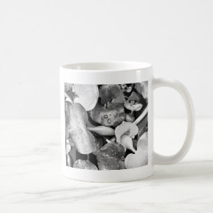 Taza De Café Plantas de estanques y blanco y negro