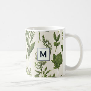 Taza De Café Plantas de jardín verde personalizadas Jardinería