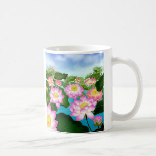 Taza De Café Plantas de Lotus sagrado