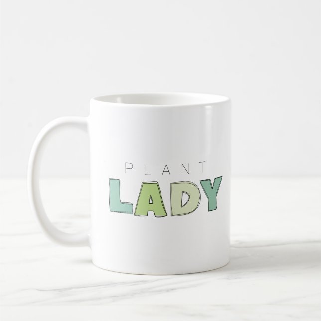 Taza De Café Plantas Lady Mug (Izquierda)