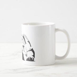 Taza De Café Plantilla británica del bulldog