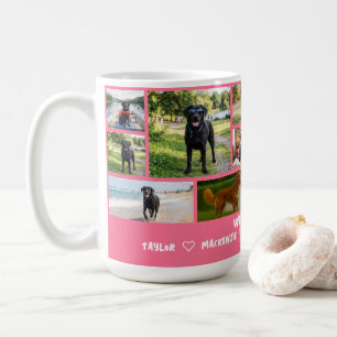 Taza De Café Plantilla de Collage de 14 Fotos y Texto Personali