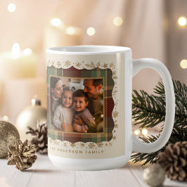 Taza De Café Plantilla de foto de cuadros clásicos de Navidad I