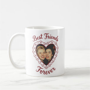 Taza De Café Plantilla de Foto Mejores Amigos por Siempre
