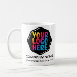 Taza De Café Plantilla de logotipo de promoción comercial edita