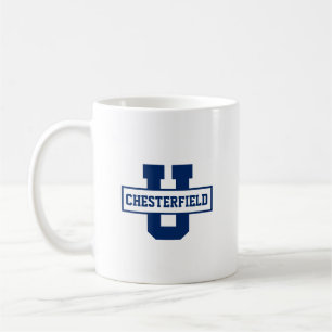 Taza De Café Plantilla de monograma de equipo deportivo persona