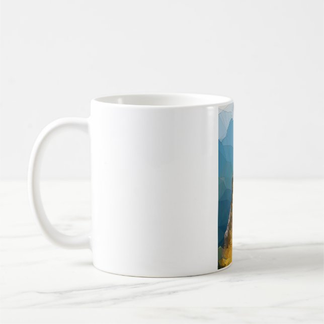 Taza De Café Plantilla de Mug (Izquierda)