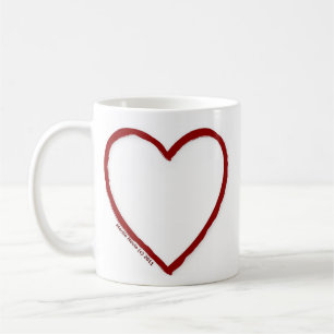 Taza De Café Plantilla de Mug de amor y odio