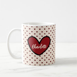 Taza De Café Plantilla de regalos personalizados de Sweet Heart
