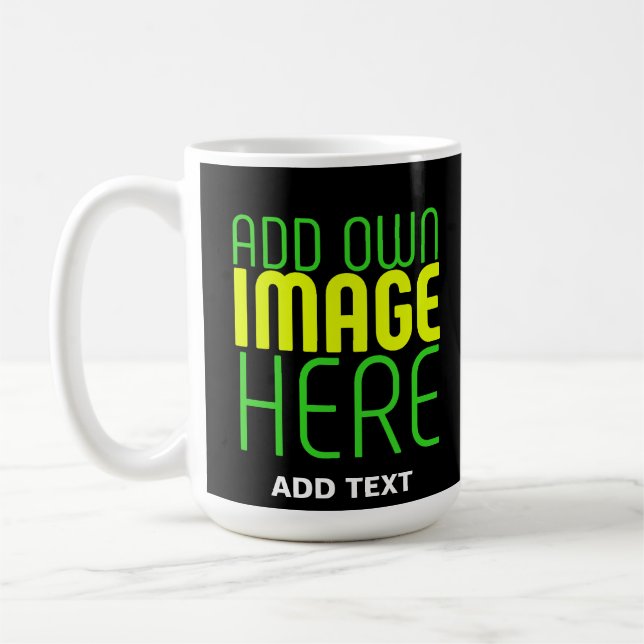 TAZA DE CAFÉ PLANTILLA DE TEXTO DE IMAGEN NEGRA SENCILLA EDITAB (Izquierda)