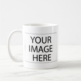 Taza De Café Plantilla en blanco Agregar su imagen y/o texto