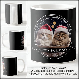 Taza De Café Plantilla Mensaje de Foto Recuerdo Festividades Ne