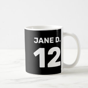 Taza De Café Plantilla personalizada equipo atuendo frente part