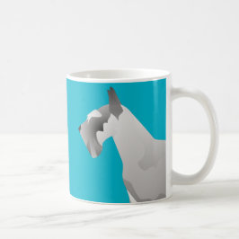 Taza De Café Plantillas Schnauzer preparadas para el Personaliz