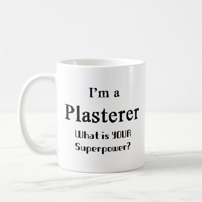 Taza De Café Plasterer (Izquierda)