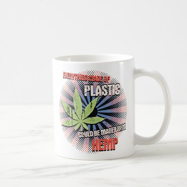 Taza De Café Plástico del cáñamo (Derecha)