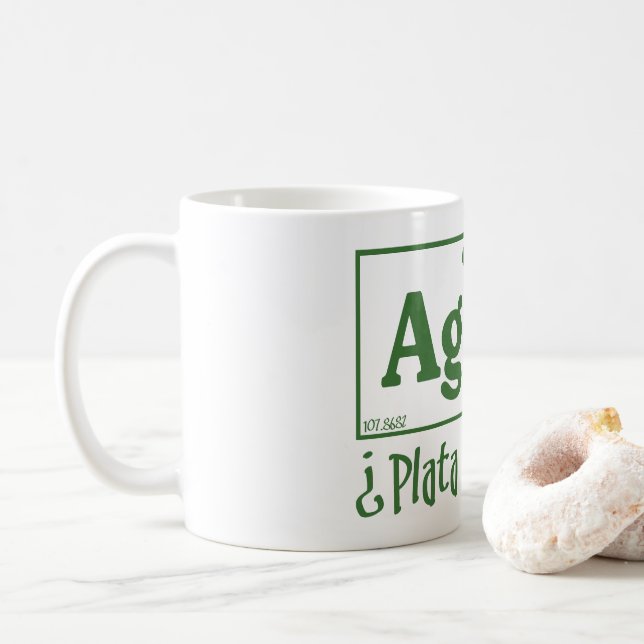Taza De Café Plata o plomo (Con donut)