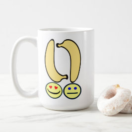Taza De Café Plátano Feliz vs Plátano Triste