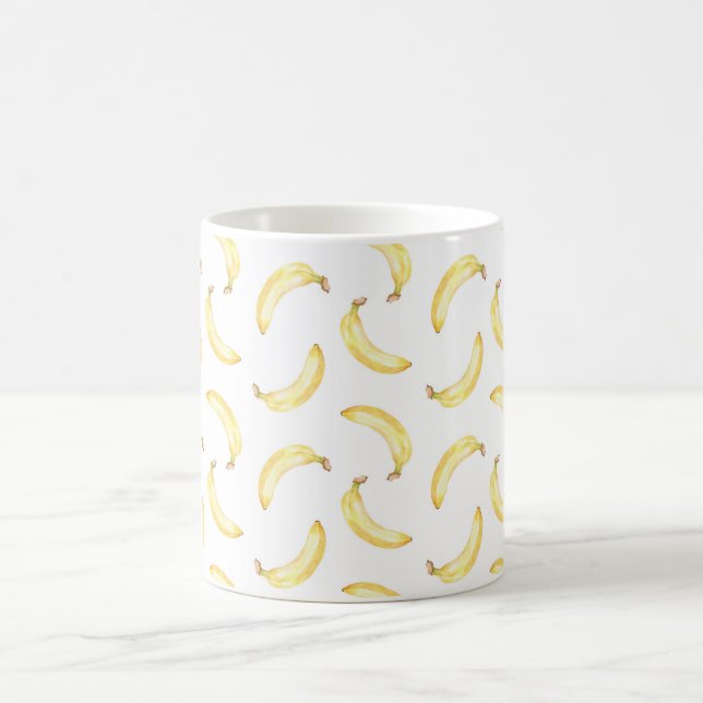 Taza De Café Plátanos Fruta Amarilla (Centro)