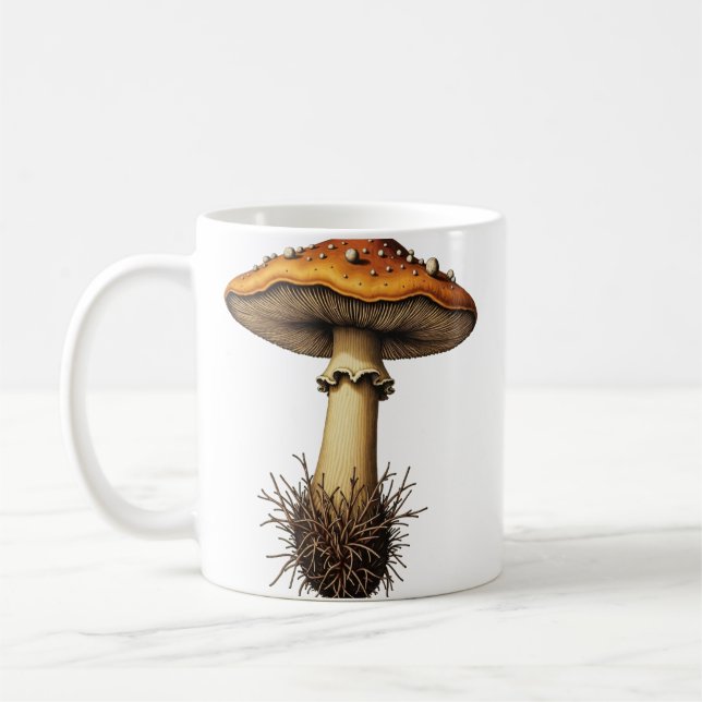 Taza De Café Plato de Morel (Izquierda)