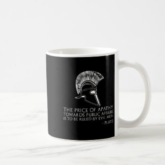 Taza De Café Platón En Apatía - Antiguo Ph Político Griego