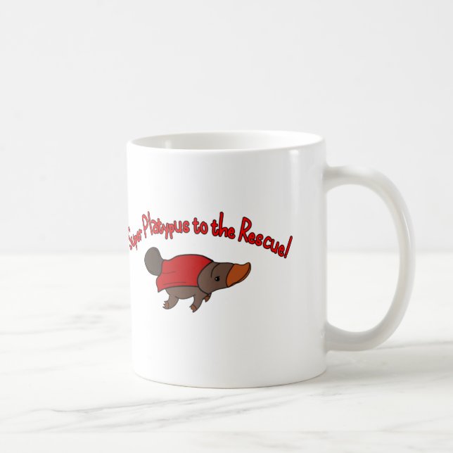 Taza De Café Platypus estupendo (Derecha)