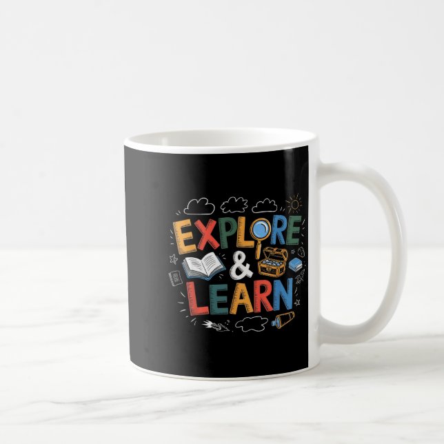 Taza De Café Play Is Learning Explore And Learn Preschool Teach (Derecha)