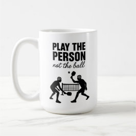 Taza De Café Play the Person Not the Ball Premium