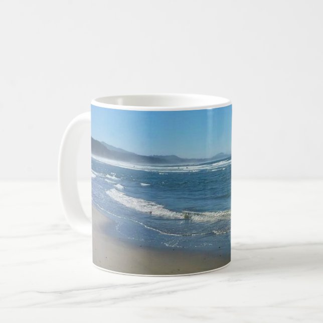 Taza De Café Playa Agate, Oregón (Anverso izquierdo)