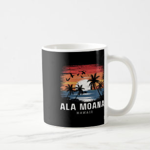 Taza De Café Playa Ala Moana Hawái Surfing Surfista