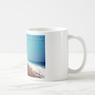 Taza De Café Playa azul de la montaña