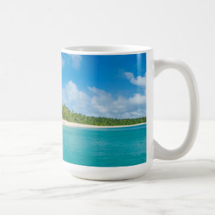 Taza De Café Playa bordeada de palmeras, Tonga