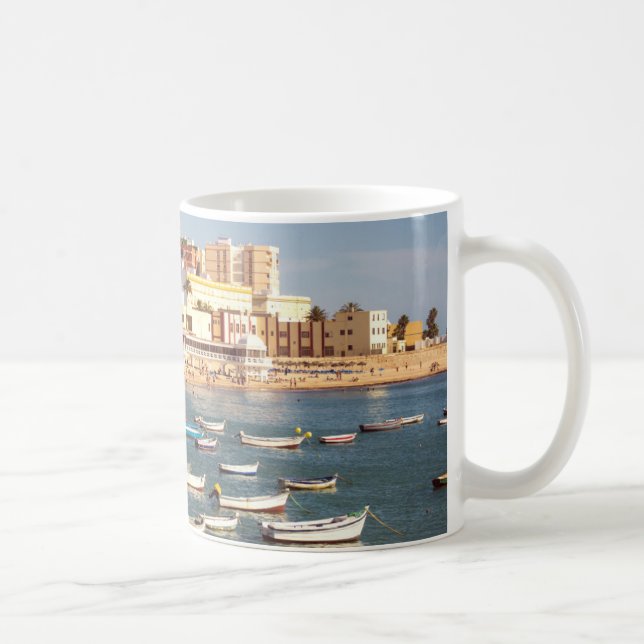 Taza De Café Playa de Caleta en Cádiz, Andalucía, España (Derecha)