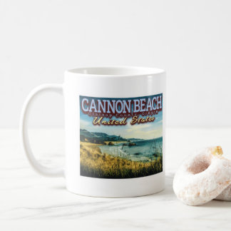 TAZA DE CAFÉ PLAYA DE CANNON - HAYSTACK ROCK - OREGON USA