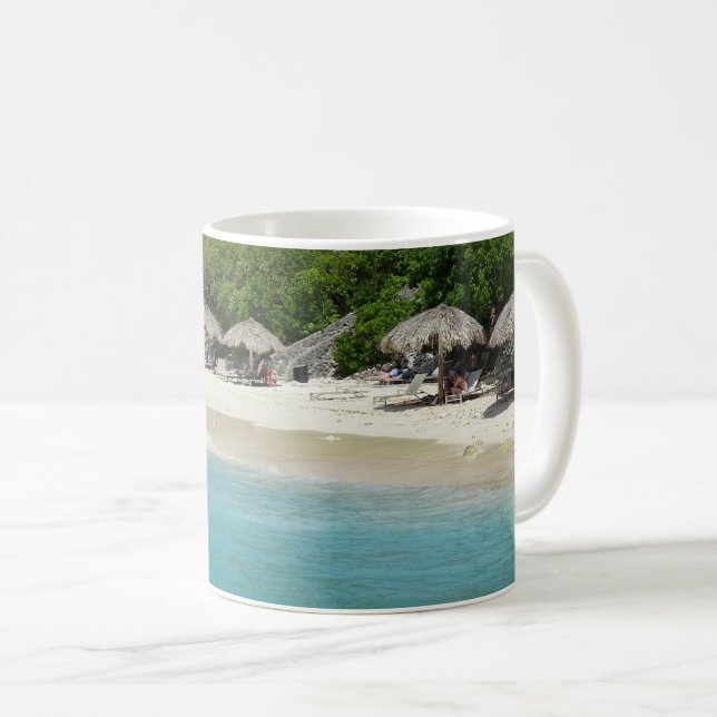 Taza De Café Playa de Curazao (Anverso derecho)